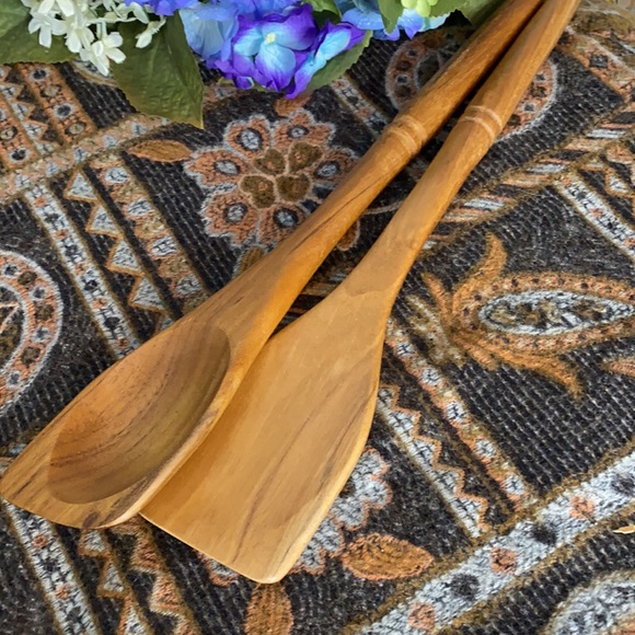Hand Carved Large Wooden Spoons - Picture 6 of 9